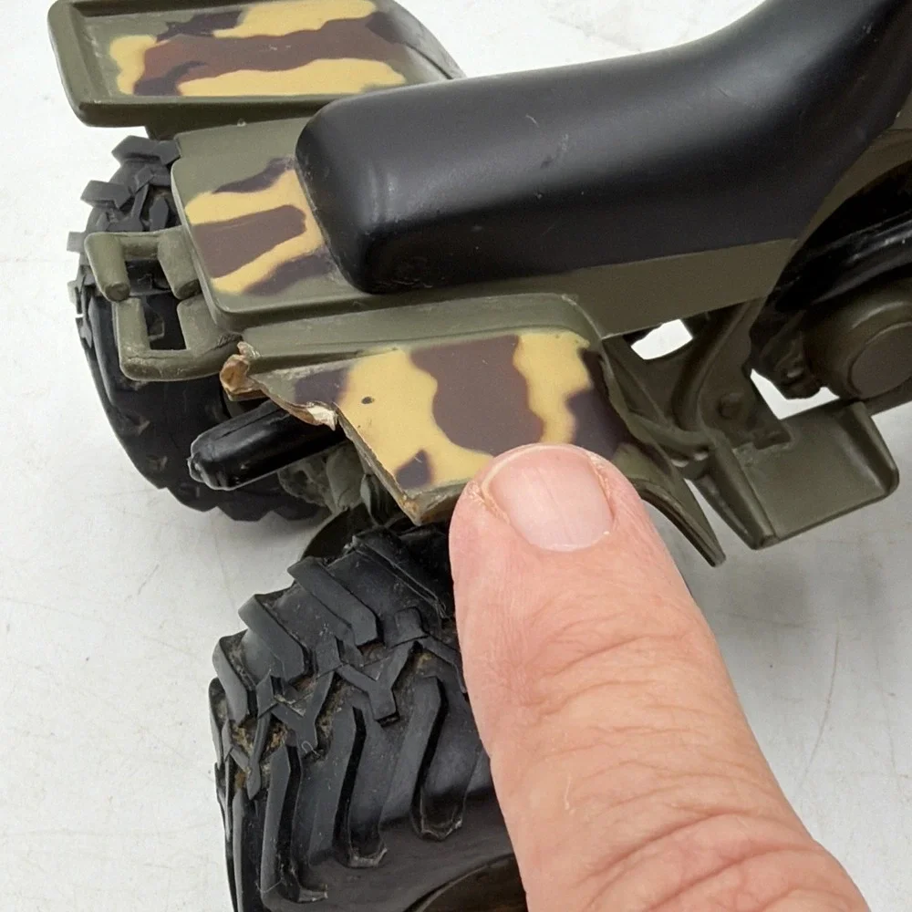 Rare 1996 Yamaha Banshee 1:12 Scale Newray Quad Bike Camo ATV 4 Wheel Car READ